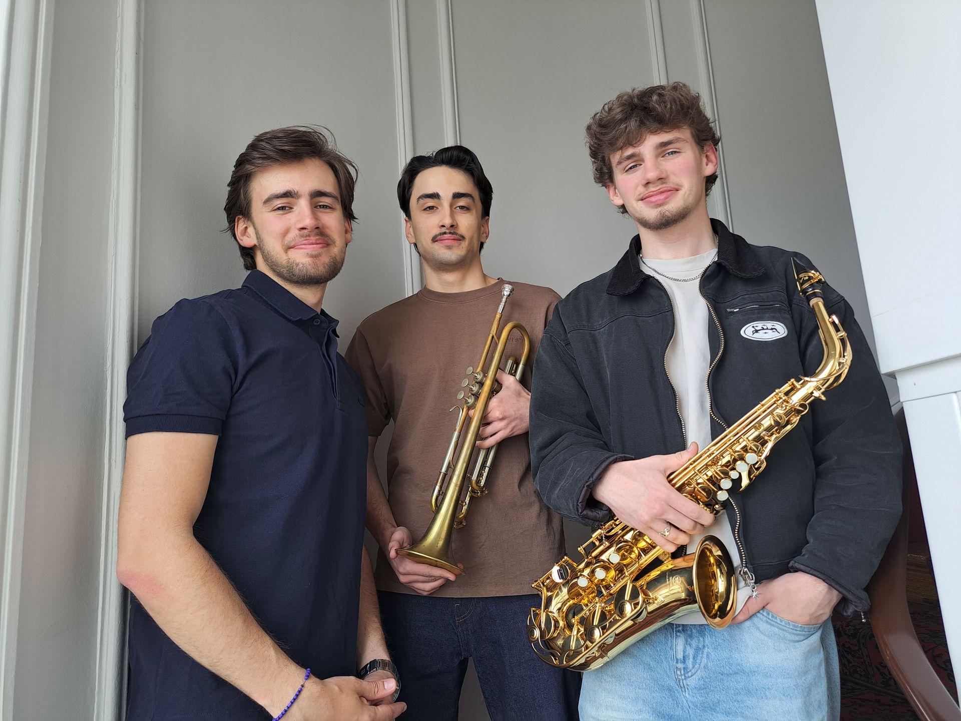 Portrait des 3 Fils, de face 